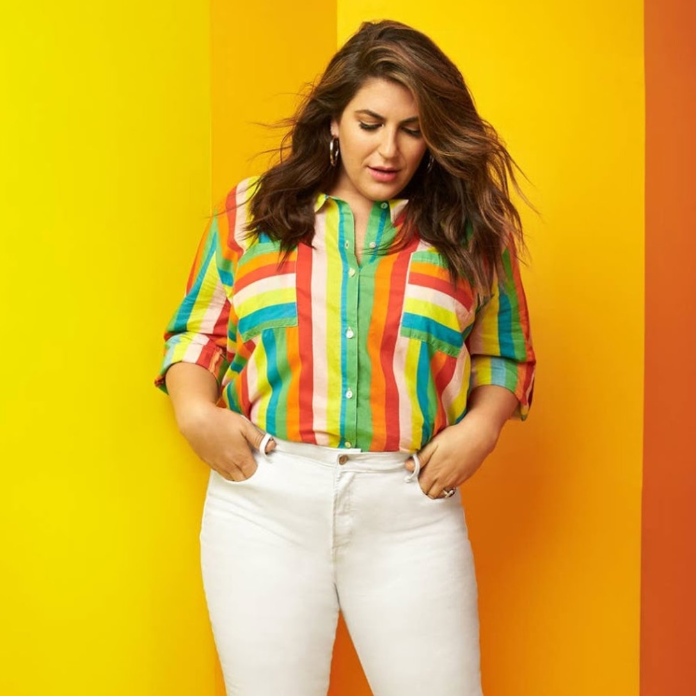 Kate Sturino x Stitch Fix rainbow top 🌈
